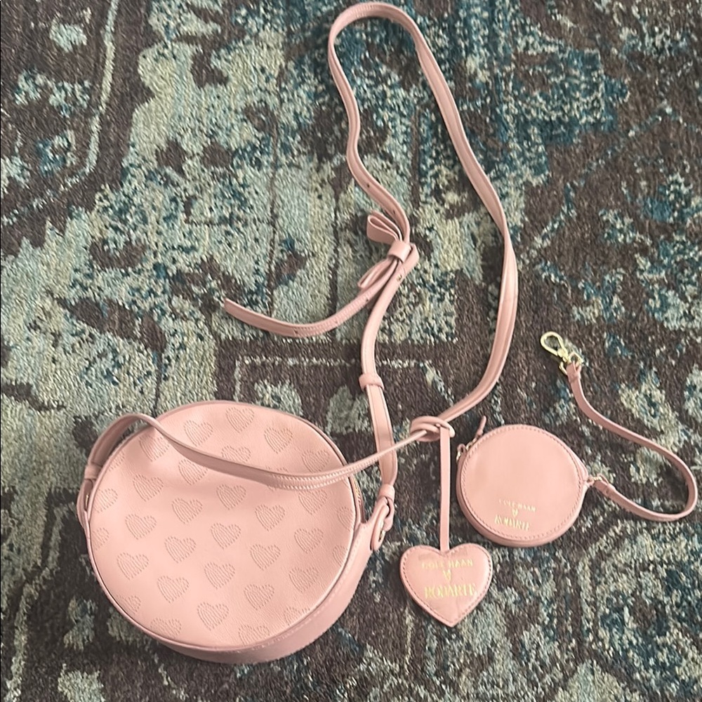 Cole Haan Rodarte Pink Crossbody Bag with Coin Purse